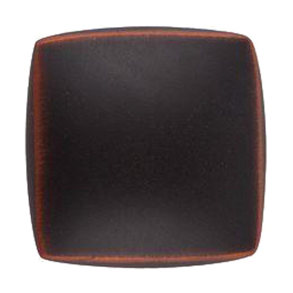 1-1/4 in. Oil Rubbed Bronze Square Cabinet Knob - Super Arbor