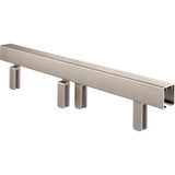 Everly 60 in. x 59-1/4 in. Mod Semi-Frameless Sliding Bathtub Door in Nickel and 1/4 in. (6mm) Clear Glass - Super Arbor