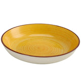 12.05 oz. Assorted Colors Stoneware Pasta Bowls (4-Piece)