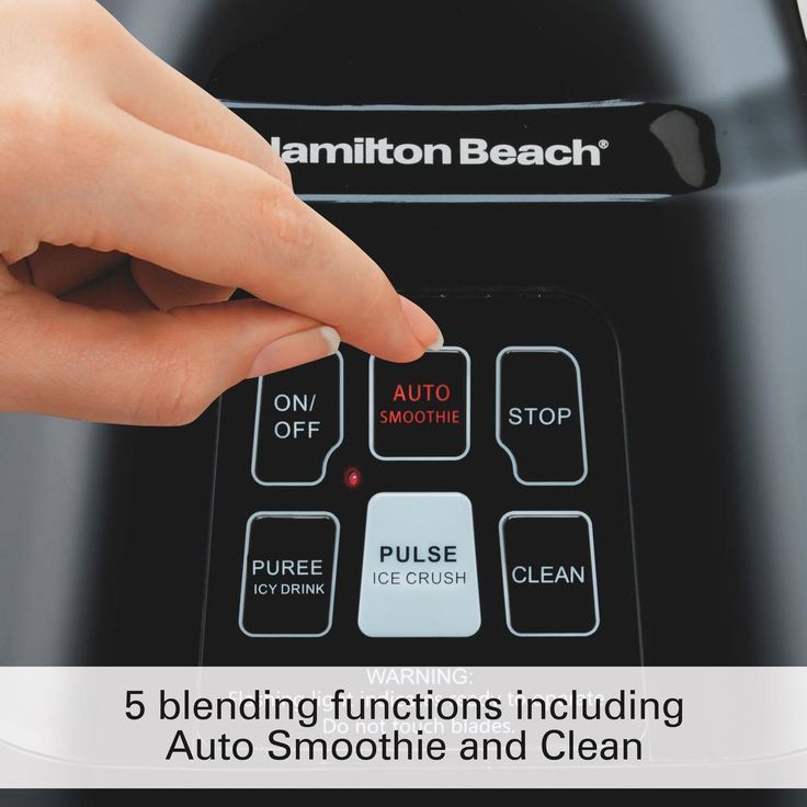 40 oz. 2-Speed Black Glass Smoothie Smart Blender