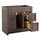 Brinkhill 36 in. W x 34 in. H x 22 in. D Bath Vanity Cabinet Only in Flagstone - Super Arbor