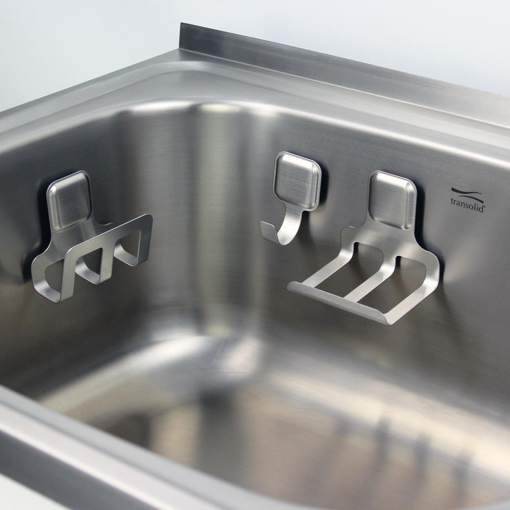 All-in-One 23.6 in. x 19.7 in. x 34.6 in. Particle Board Utility Sink and Cabinet with Faucet and Accessory Kit - Super Arbor