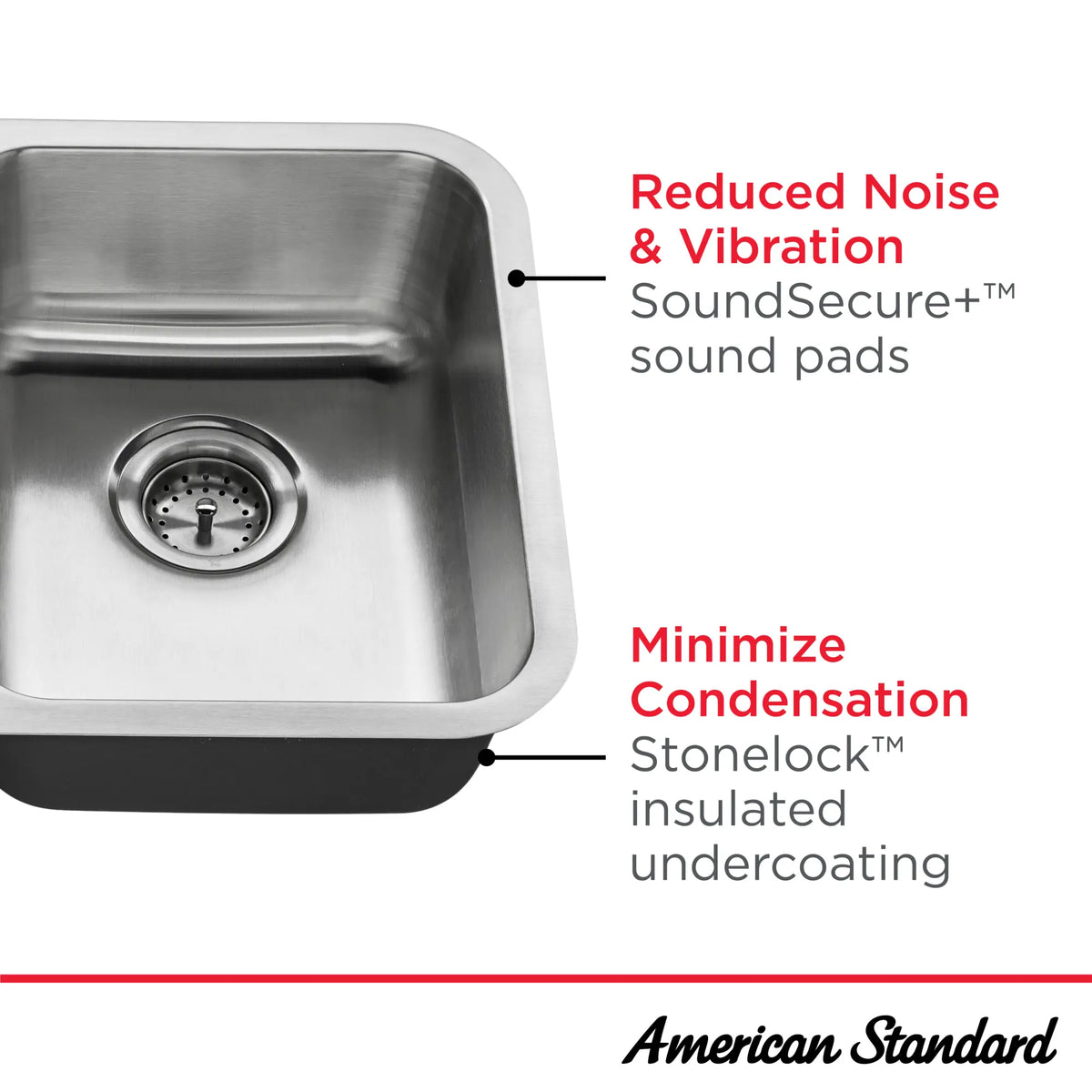 American Standard Danville 31-in x 20-in Stainless Steel Double Offset Bowl Undermount Residential Kitchen Sink