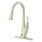 X Series Single-Handle Pull-Down Sprayer Kitchen Faucet with Motion Sensor in Oil Rubbed Bronze - Super Arbor