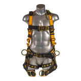 Kapture 5 Point Element Full Body Harness - Oil & Gas Derrick Series - 7 D-Rings - Tongue Buckle Legs - Shoulder Pads & Waist Belt - Bosun Chair - All Sizes image 4