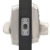 Camelot Satin Nickel Keypad Electronic Door Lock Deadbolt and Georgian Knob - Super Arbor