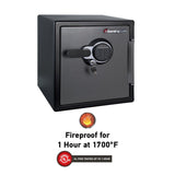 SFW123GTC 1.23 cu. ft. Fireproof Safe and Waterproof Safe with Digital Keypad - Super Arbor