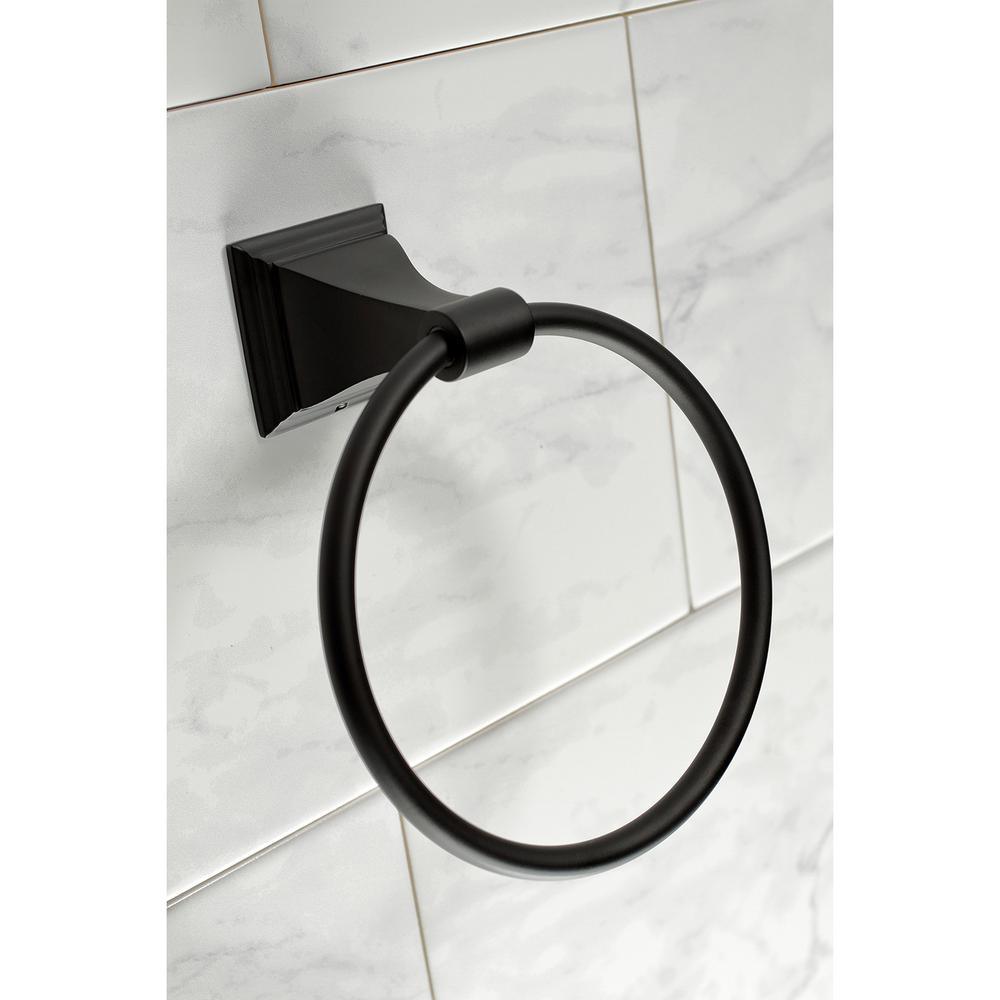 Monarch 5-Piece Bathroom Accessory Set in Black - Super Arbor