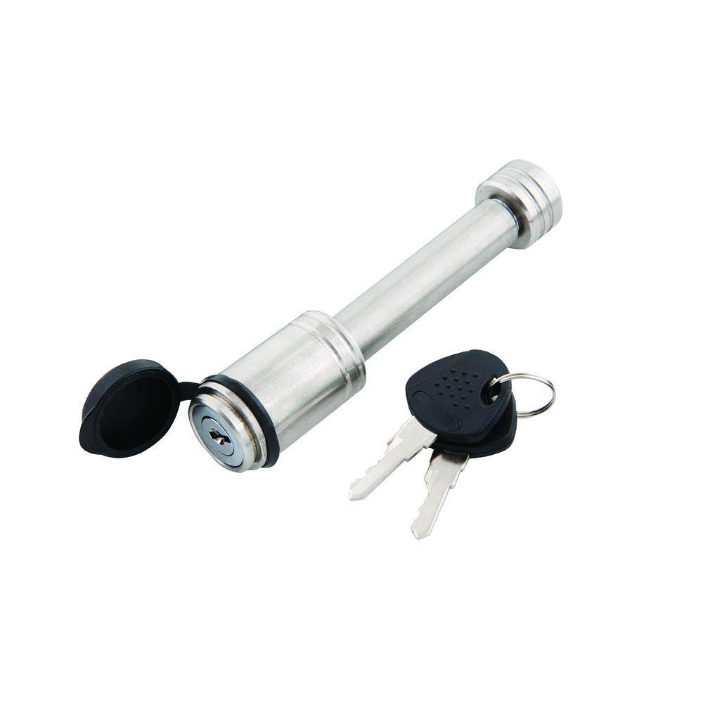 TowSmart Stainless Barrel Style Receiver Lock (Sleeved) - Super Arbor