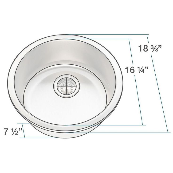 Dualmount Stainless Steel 18 in. Single Bowl Bar Sink