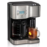 12-Cup Programmable Black Coffee Maker with Hot Water Dispenser