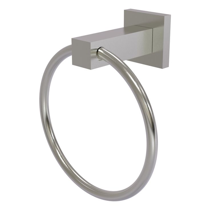 Allied Brass Montero Matte Black Wall Mount Towel Ring