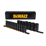 1/2 in. Drive SAE Deep Impact Socket Set (19-Piece) - Super Arbor