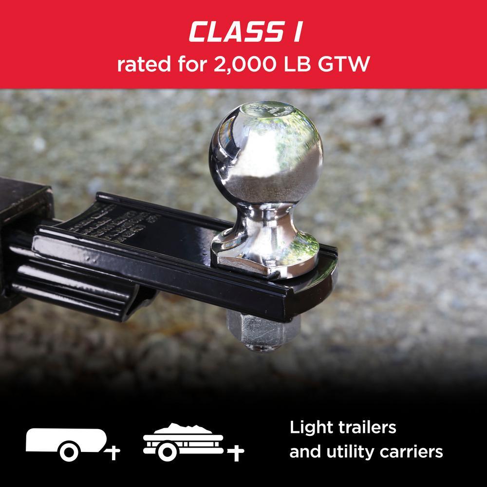 TowSmart 2,000 lb. Capacity 1-7/8 in. x 3/4 in. Shank Diameter x 1-1/2 in. Shank Length Chrome Hitch Ball - Super Arbor
