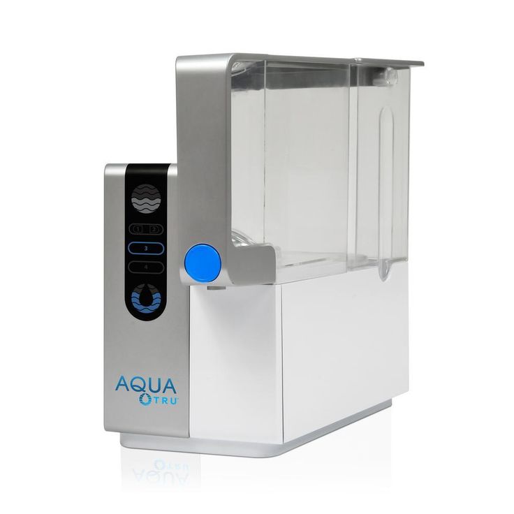 AquaTru Reverse Osmosis Counter Top Water Filtration System with BPA Free Clean Water Tank