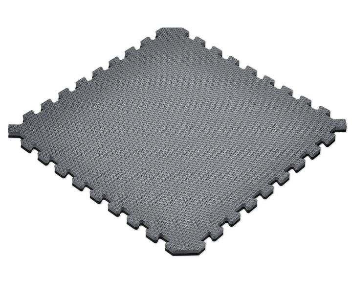 Norsk Red/Black 24 in. x 24 in. EVA Foam Truly Reversible Interlocking Tile (24-Tile)