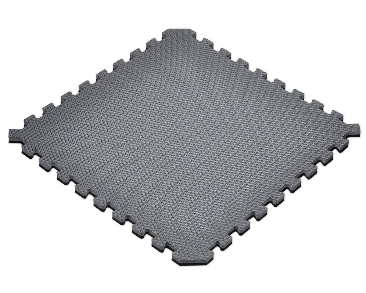 Norsk Dazzling Blue/Black 24 in. x 24 in. EVA Foam Truly Reversible Sport MMA Interlocking Tile (36-Tile)