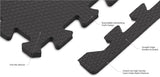 Norsk Blue 24 in. x 24 in. x 0.47 in. Foam Interlocking Floor Mat (6-Pack)