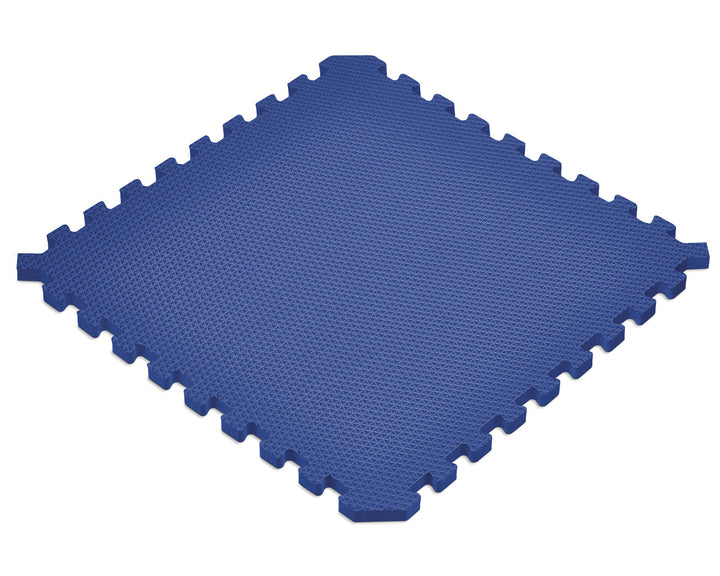 Norsk Solid Blue 24 in. x 24 in. EVA Foam Sport Interlocking Tiles (4-Pack)