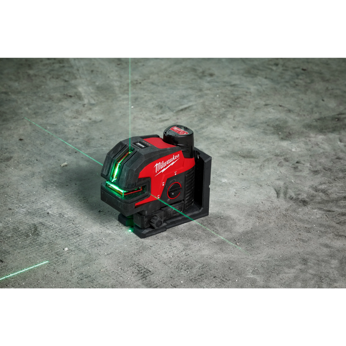 Milwaukee M12 12-Volt Lithium-Ion Cordless Green Cross Line & 4-Points Laser, Tool Only (3624-20)