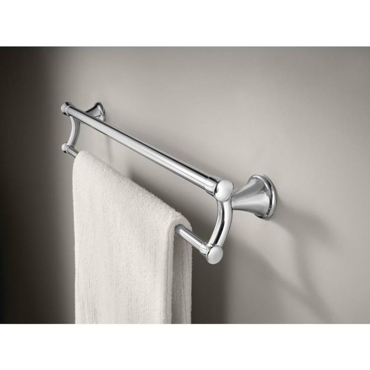 Delta Transitional 24-in Polished Chrome Wall Mount Grab Bar