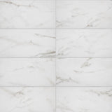 Michelangelo Calacatta Rectified 12 in. x 24 in. Porcelain Floor and Wall Tile (425.6 sq. ft. / pallet) - Super Arbor