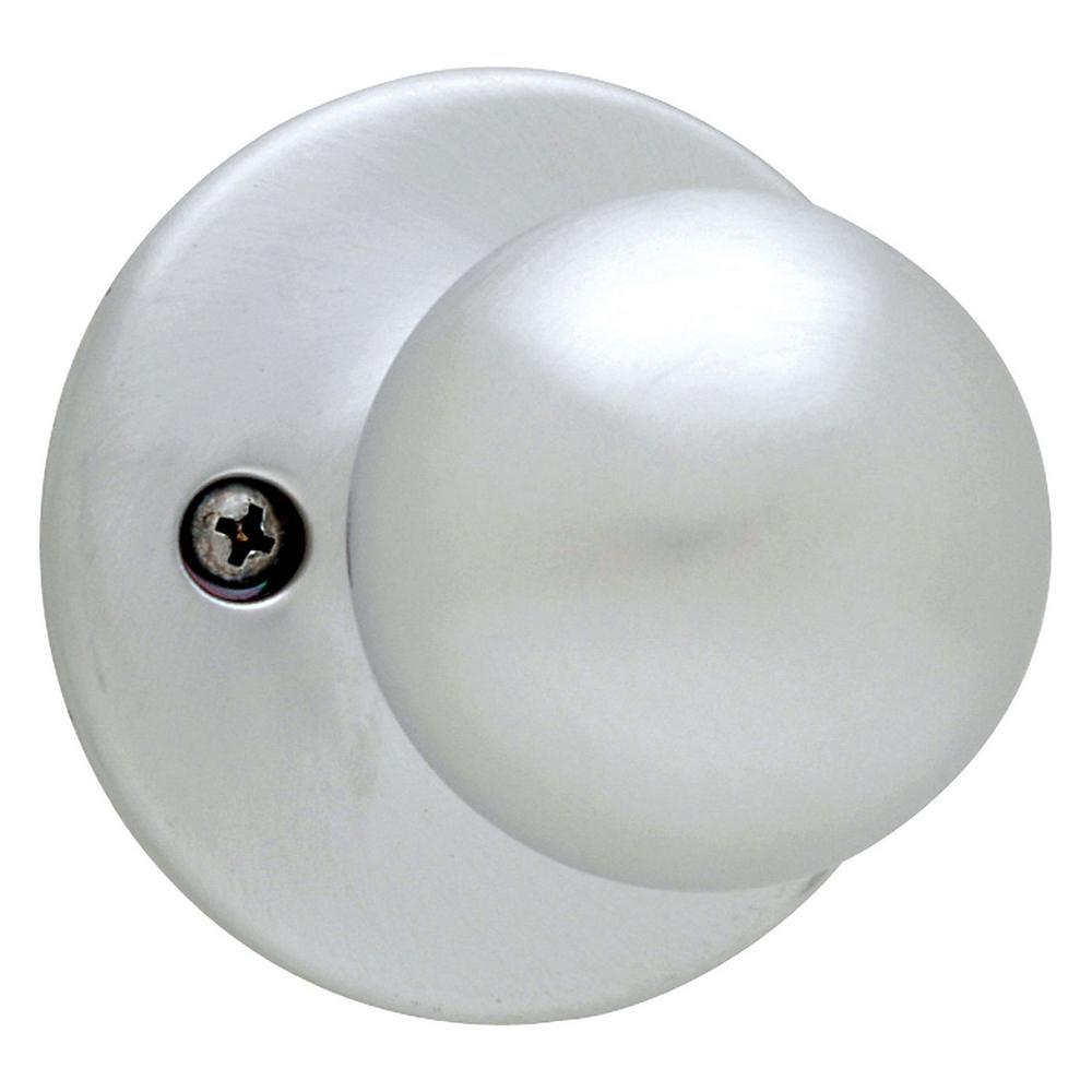 Polo Satin Nickel Dummy Door Knob Featuring Microban Antimicrobial Technology - Super Arbor