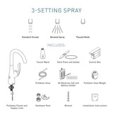 Arbor Touchless Single-Handle Pull-Down Sprayer Kitchen Faucet with MotionSense Wave in Spot Resist Stainless