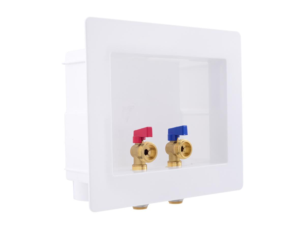 SharkBite Quarter Turn Ball Valve Push-to-Connect Washing Machine Outlet Box