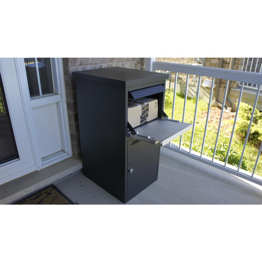 ParcelWirx Graphite Wall/Ground Mount Secure Dropbox - Super Arbor
