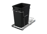Rev-A-Shelf 35-Quart Plastic Soft Close Pull Out Trash Can