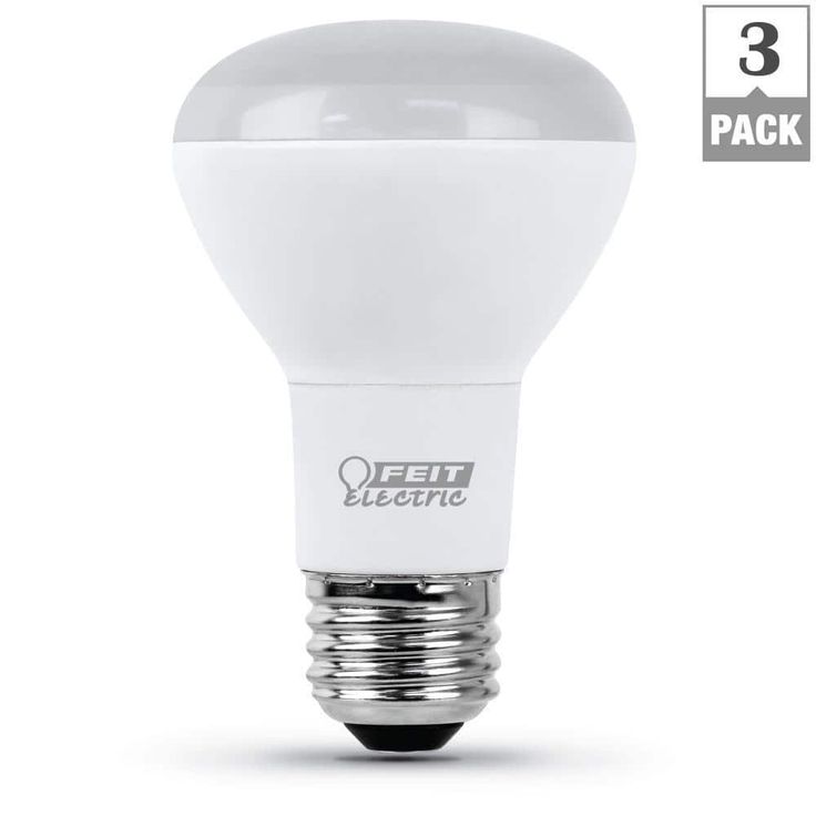 Feit Electric 45-Watt Equivalent R20 Dimmable CEC Title 24 Compliant LED ENERGY STAR 90+ CRI Flood Light Bulb Bright White (3-Pack)