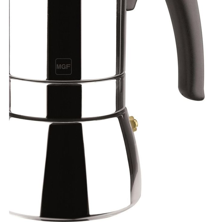 Genova 4-Cups Stainless Steel Espresso Coffee Maker