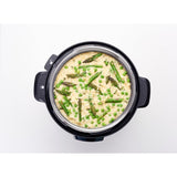 LUX LCD 8 Qt. Stainless Steel Electric Pressure Cooker with Stainless Steel Cooking Pot