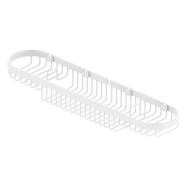 Allied Brass Oval Combination Shower Basket in Matte Black