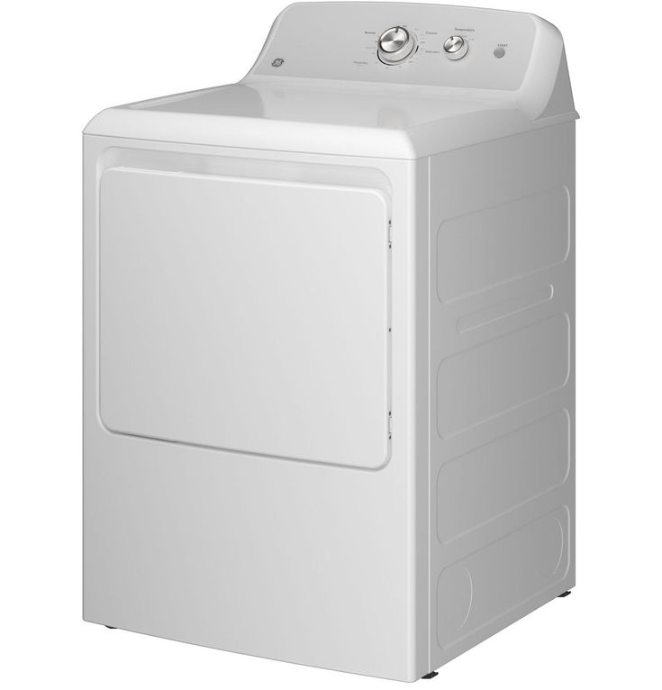 GE 7.2 cu. ft. 120 Volt White Gas Vented Dryer