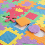 Hey! Play! Multi-Colored 6.5 in. x 6.5 in. x 0.25 in. Interlocking EVA Foam Shapes Puzzle Floor Tile (56-Pack)