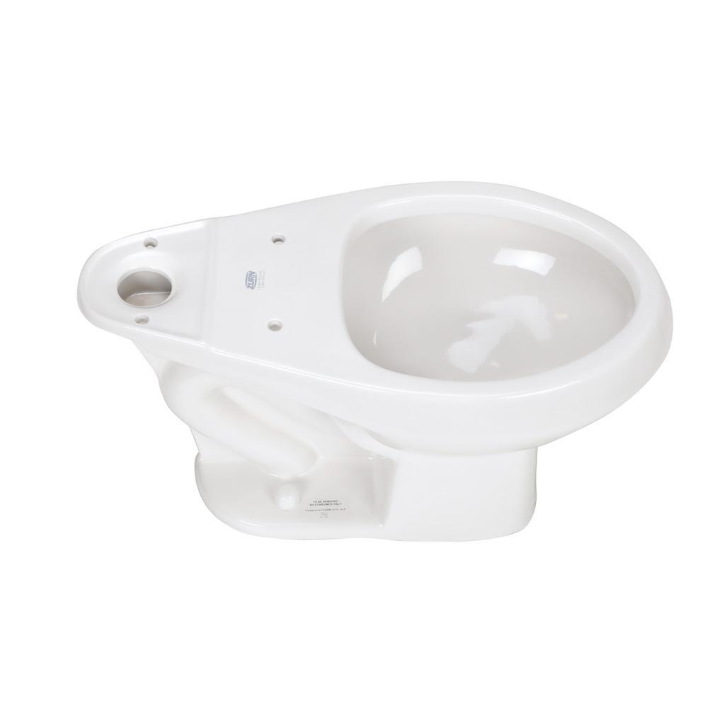 2-Piece 1.6 GPF Single Flush Elongated Pressure Assist Toilet in White - Super Arbor