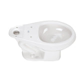 2-Piece 1.6 GPF Single Flush Elongated Pressure Assist Toilet in White - Super Arbor