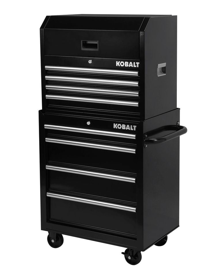 Kobalt 26-in W x 22-in H 4-Drawer Steel Tool Chest (Black)
