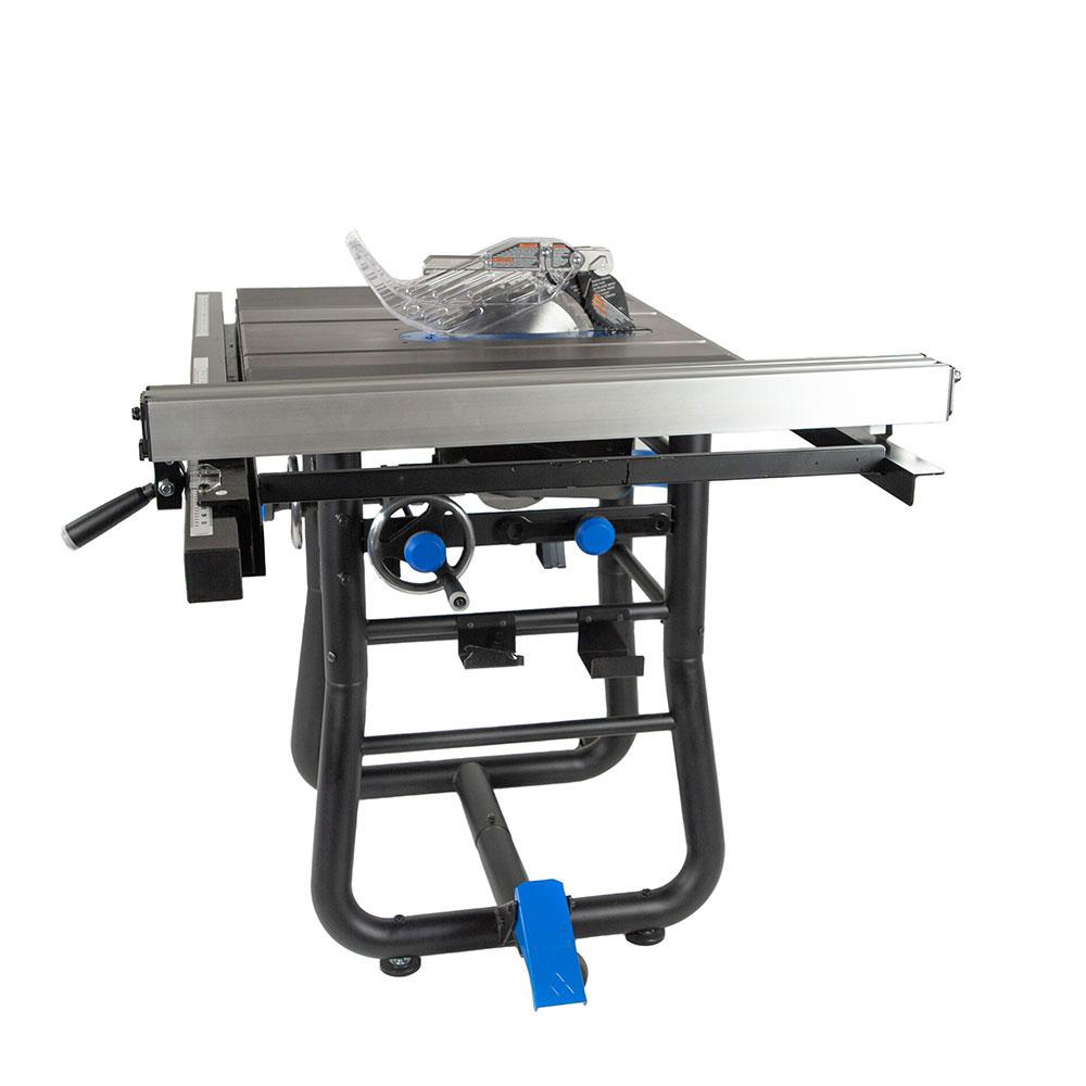 15 Amp 10 in. Table Saw with 30 in. Rip Capacity, Cast Iron Table and Extension Wings