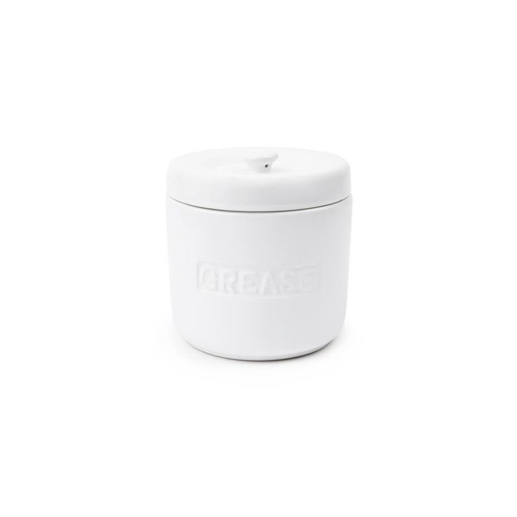 Porcelain Grease Container