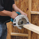 7-1/4 in. 15 Amp Corded Circular Saw with Dust Port 2 LED Lights 24T Carbide Blade - Super Arbor