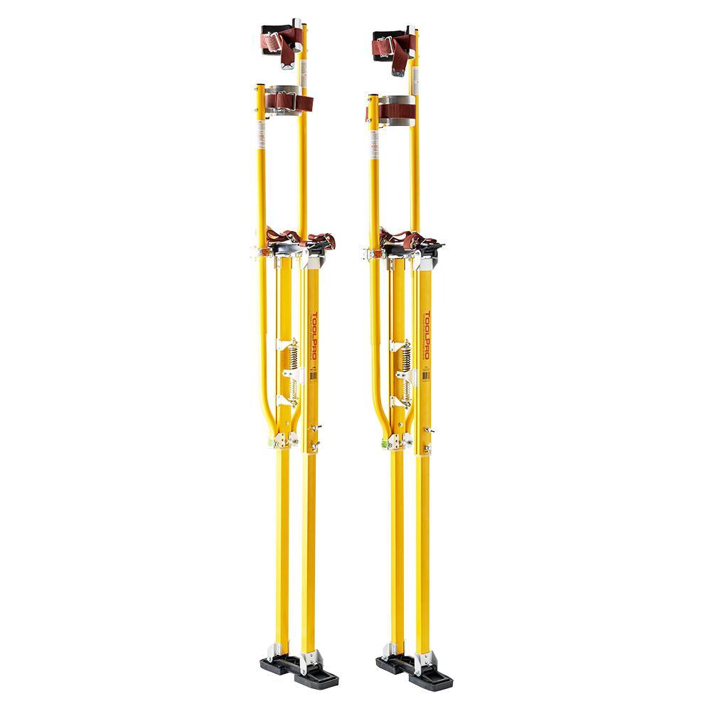 48 in. to 64 in. Magnesium Adjustable Drywall Stilts - Super Arbor