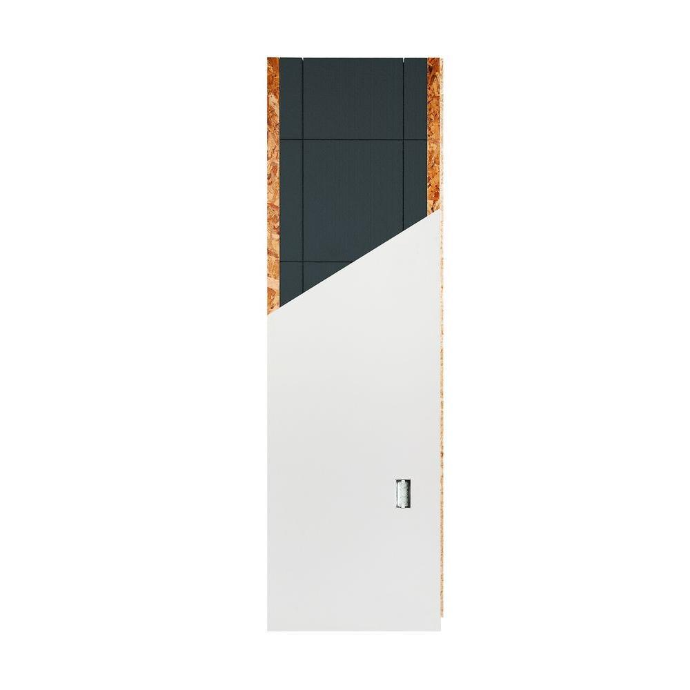 SMARTWALL 4 in. x 2 ft. x 8 ft. All-in-One Wall Panel with Electrical Box - Super Arbor