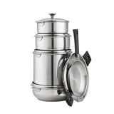 Tulipe 13-Piece Stainless Steel Cookware Set