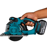 18-Volt 5-3/8 in. 5.0 Ah LXT Lithium-Ion Cordless Metal Cutting Saw Kit with Electric Brake and Chip Collector - Super Arbor