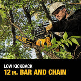 12 in. 20V MAX Lithium-Ion Cordless Brushless Chainsaw (Tool Only)
