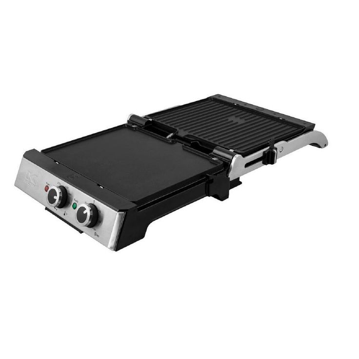 Eat Smart 200 sq. in. Stainless Steel Non-Stick Indoor Grill