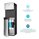 Self-Cleaning Bottleless Water Cooler Water Dispenser - 3 Temperature Settings, NSF/UL/Energy Star Approved